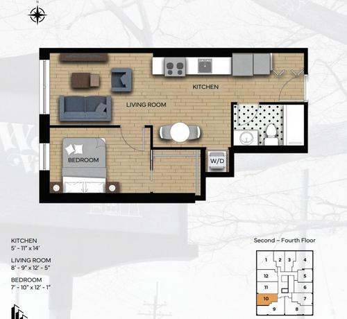 Appartement de 1 chambre à louer à - — photo 23