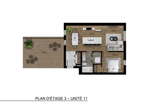 1 bedroom apartment for rent in Québec - La Cité-Limoilou — photo 5