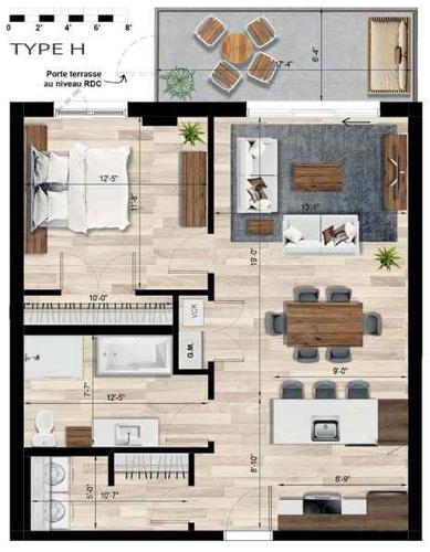 Appartement de 1 chambre à louer à Québec - Sainte-Foy–Sillery–Cap-Rouge — photo 7