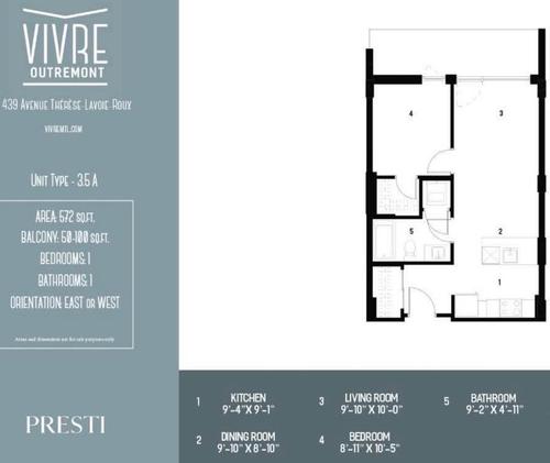 1 bedroom apartment for rent in Montréal — photo 5