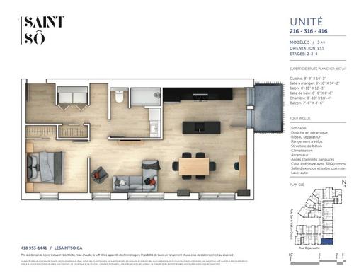 1 bedroom apartment for rent in Québec - La Cité-Limoilou — photo 13