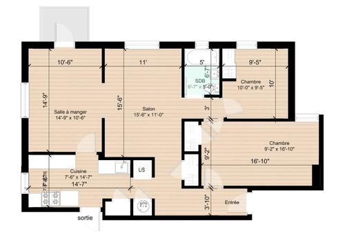 Appartement de 4 chambres à louer à Montréal — photo 10