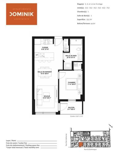 1 bedroom apartment for rent in Montreal - Ville-Marie — photo 9