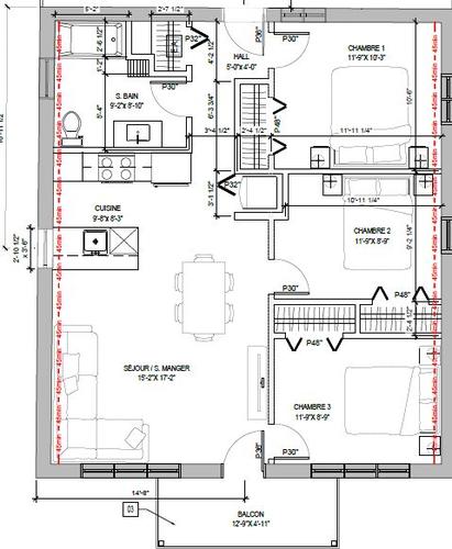 Appartement de 3 chambres à louer à Québec - La Cité-Limoilou — photo 11