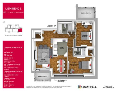 Appartement de 2 chambres à louer à Montréal — photo 23