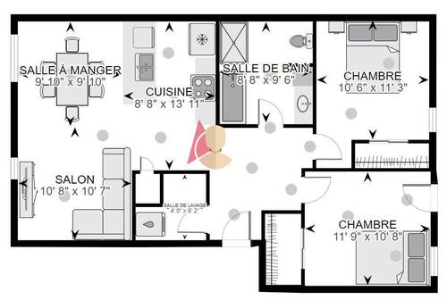 2 bedrooms apartment for rent in Gatineau — photo 12
