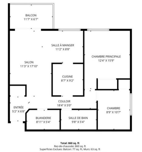 Appartement de 2 chambres à louer à Québec - Sainte-Foy–Sillery–Cap-Rouge — photo 2