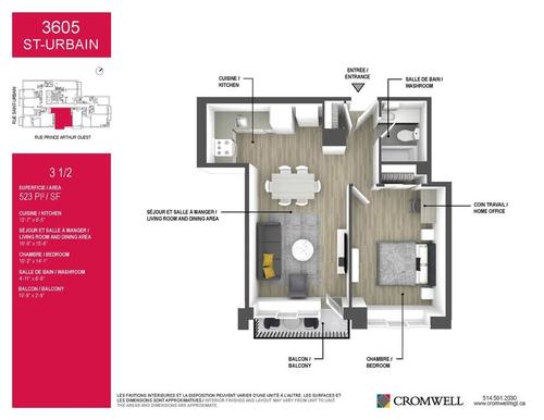 1 bedroom apartment for rent in Montreal - Le Plateau-Mont-Royal — photo 10