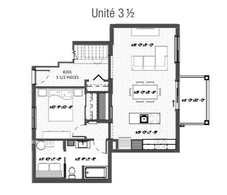 Appartement de 2 chambres à louer à Lévis — photo 3