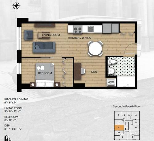 Appartement de 1 chambre à louer à - — photo 22