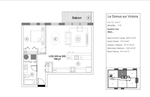 Appartement de 1 chambre à louer à Longueuil — photo 2