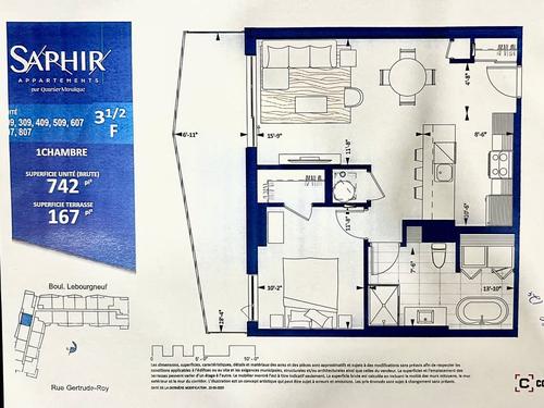 1 bedroom apartment for rent in Québec - Les Rivières — photo 12