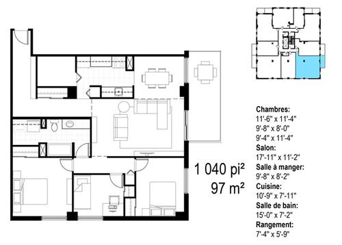 Appartement de 3 chambres à louer à Sherbrooke — photo 36