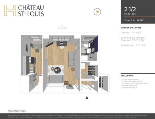 Appartement de 2 chambres à louer à Québec - La Cité-Limoilou — photo 14