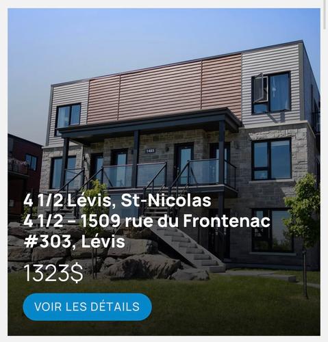 Appartement de 2 chambres à louer à Lévis — photo 3
