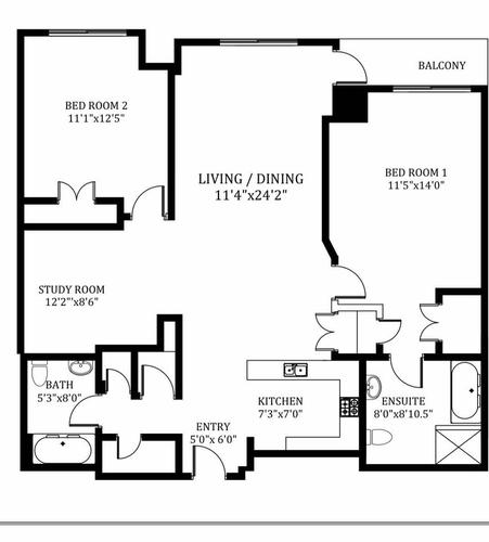 Appartement de 1 chambre à louer à - — photo 9