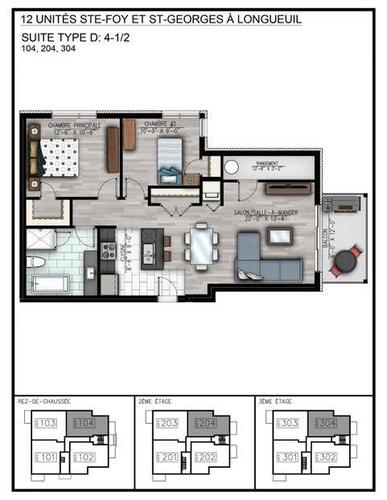 Appartement de 3 chambres à louer à Longueuil — photo 16