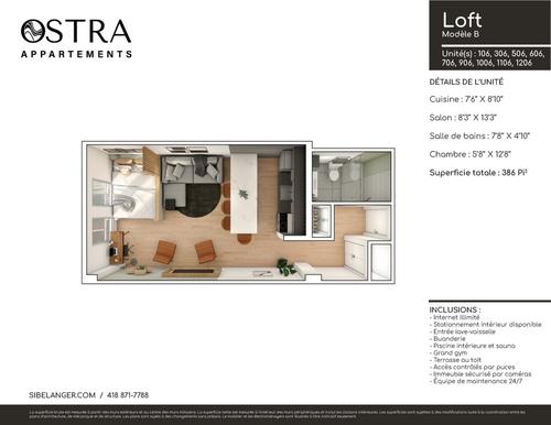 Studio for rent in Québec - La Cité-Limoilou — photo 9