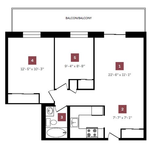 2 bedrooms apartment for rent in Montreal - Ville-Marie — photo 14