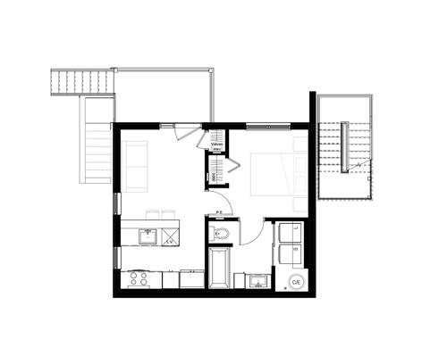 Appartement de 1 chambre à louer à Québec - Les Rivières — photo 2