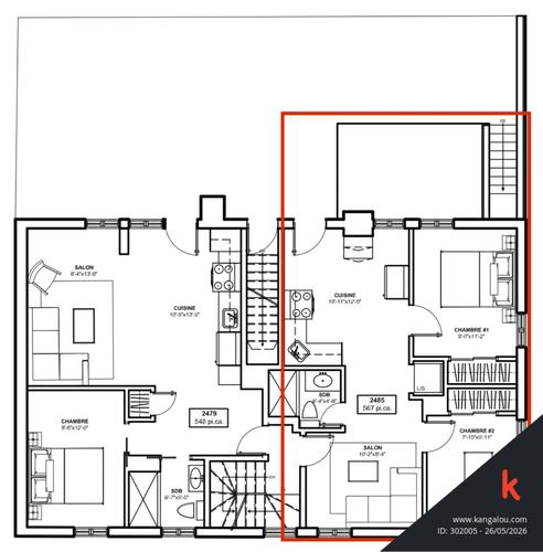 Appartement de 2 chambres à louer à Montreal - Ville-Marie — photo 17