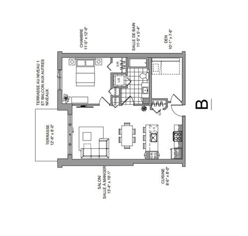 Appartement de 1 chambre à louer à Longueuil — photo 10