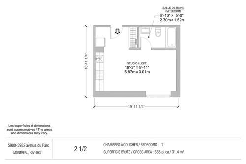 Appartement de 1 chambre à louer à Montreal - Le Plateau-Mont-Royal — photo 4