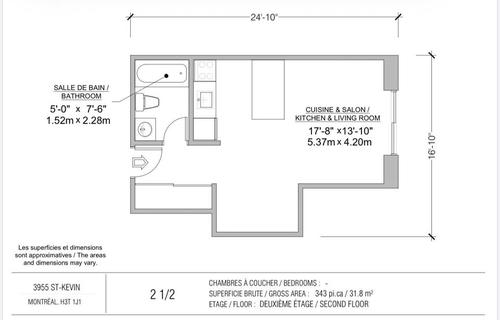Studio for rent in Montreal - Côte-des-Neiges–Notre-Dame-de-Grâce — photo 4