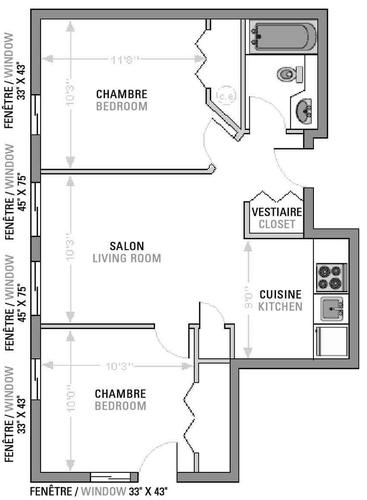 2 bedrooms apartment for rent in Québec - Sainte-Foy–Sillery–Cap-Rouge — photo 12