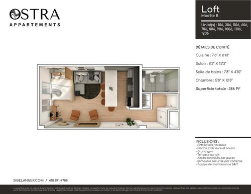 1 bedroom apartment for rent in Québec - La Cité-Limoilou — photo 13