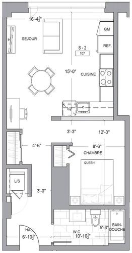 1 bedroom apartment for rent in Montréal — photo 7