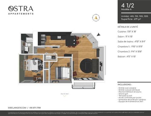 3 bedrooms apartment for rent in Québec - La Cité-Limoilou — photo 6
