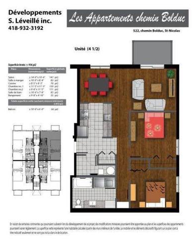 Appartement de 2 chambres à louer à Lévis — photo 9