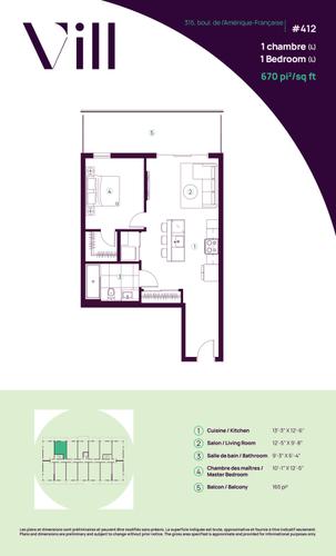 1 bedroom apartment for rent in Gatineau — photo 29