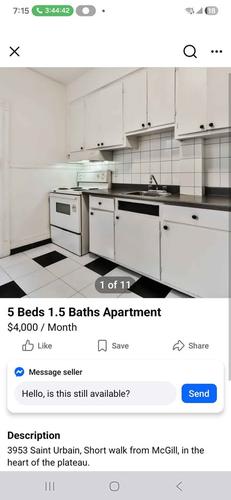 4 bedrooms apartment for rent in Montreal - Le Plateau-Mont-Royal — photo 2