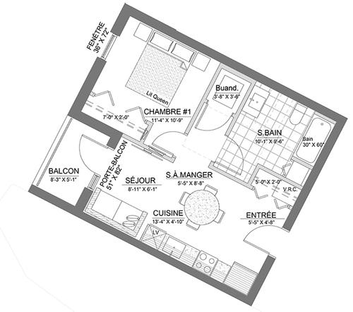 1 bedroom apartment for rent in Sherbrooke — photo 8
