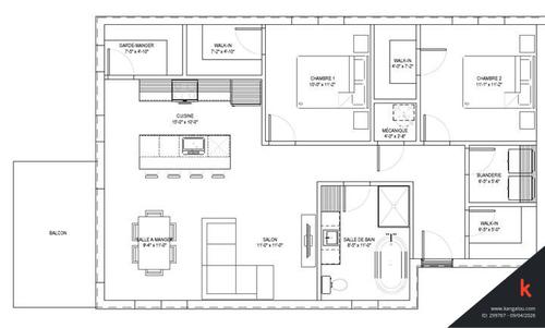 2 bedrooms apartment for rent in Lévis — photo 2