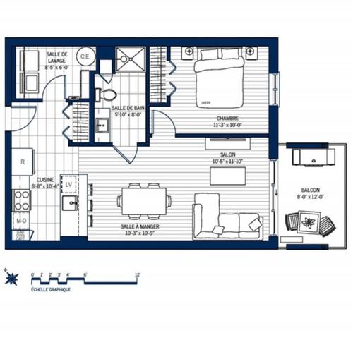 1 bedroom apartment for rent in Québec - Sainte-Foy–Sillery–Cap-Rouge — photo 18