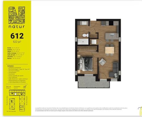 1 bedroom apartment for rent in Québec - Beauport — photo 9