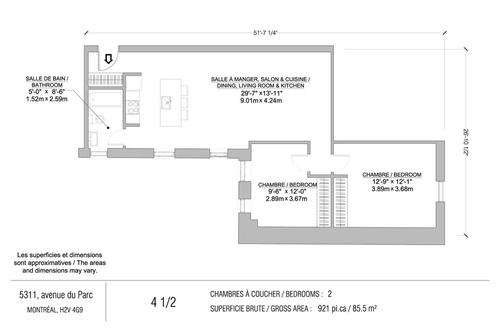 2 bedrooms apartment for rent in Montreal - Le Plateau-Mont-Royal — photo 9