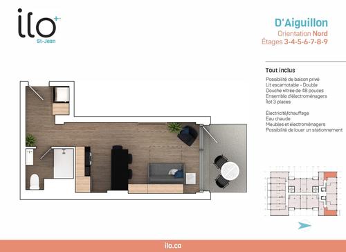 1 bedroom apartment for rent in Québec - La Cité-Limoilou — photo 13