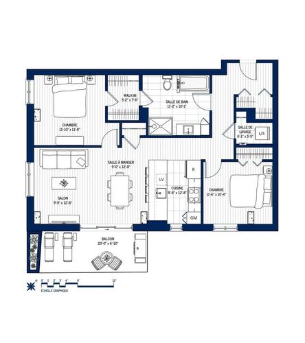 Appartement de 2 chambres à louer à Lévis — photo 20