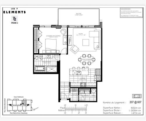 Appartement de 1 chambre à louer à Québec - Les Rivières — photo 2