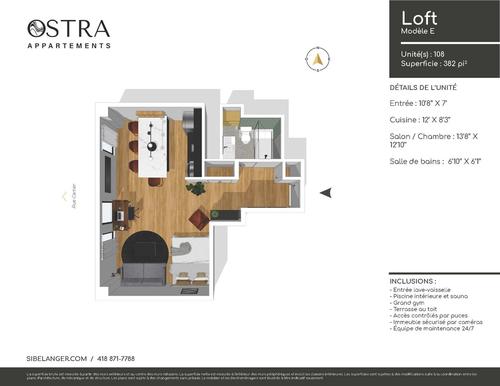 Studio for rent in Québec - La Cité-Limoilou — photo 8