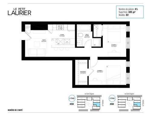 Appartement de 1 chambre à louer à Montreal - Le Plateau-Mont-Royal — photo 14