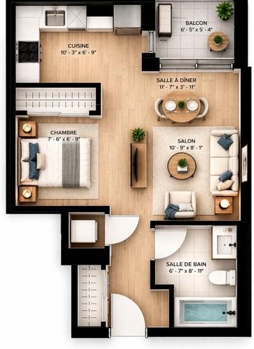 Studio à louer à Montreal - Rosemont–La Petite-Patrie — photo 2