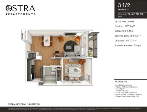 Studio for rent in Québec - La Cité-Limoilou — photo 14
