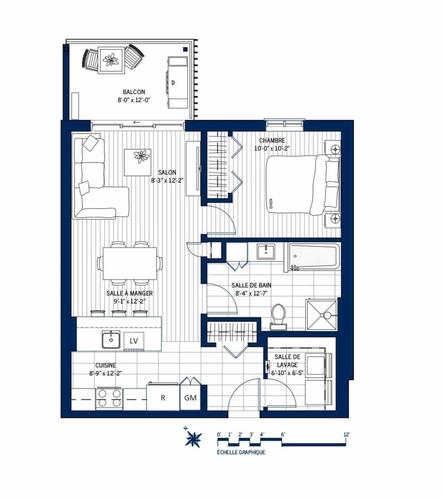 Appartement de 1 chambre à louer à Québec - Les Rivières — photo 10
