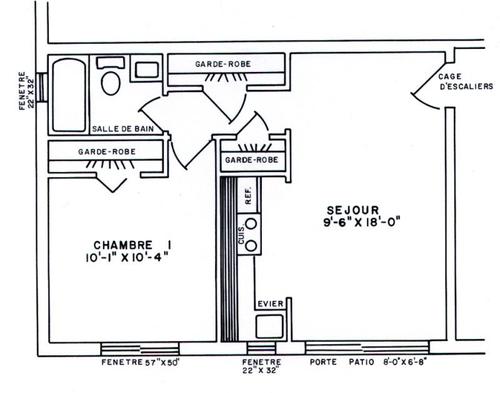 Appartement de 1 chambre à louer à Québec - La Cité-Limoilou — photo 2