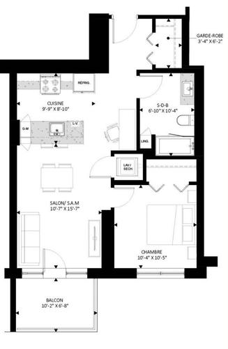 1 bedroom apartment for rent in Lévis — photo 6